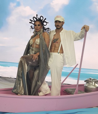 NK на знімальному майданчику в оточенні LED екранів та рослин