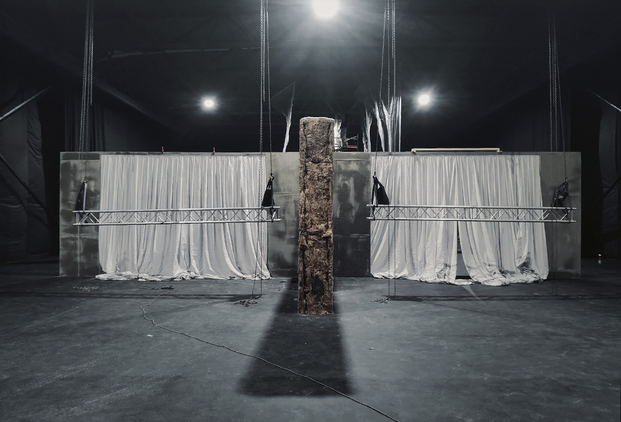 Художник Юрій Свиридов та команда MATERIA на знімальному майданчику