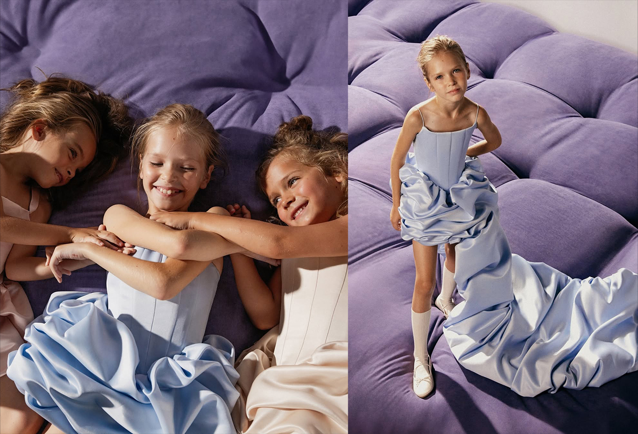 Зйомка бренду Miss Balykina | бекстейдж зйомки Miss Balykina | зйомка одягу в павільйоні | бренд дитячого одягу