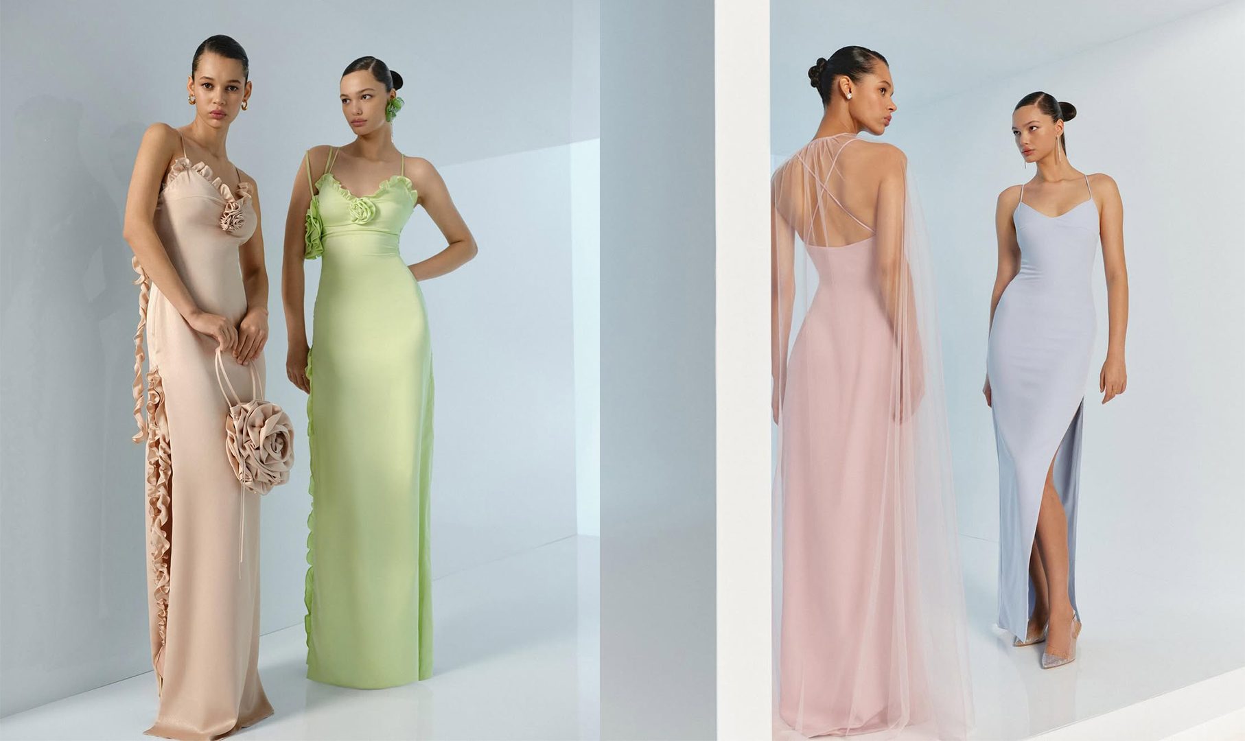 Моделі у глянцевому просторі — фактури, кольори, силуети