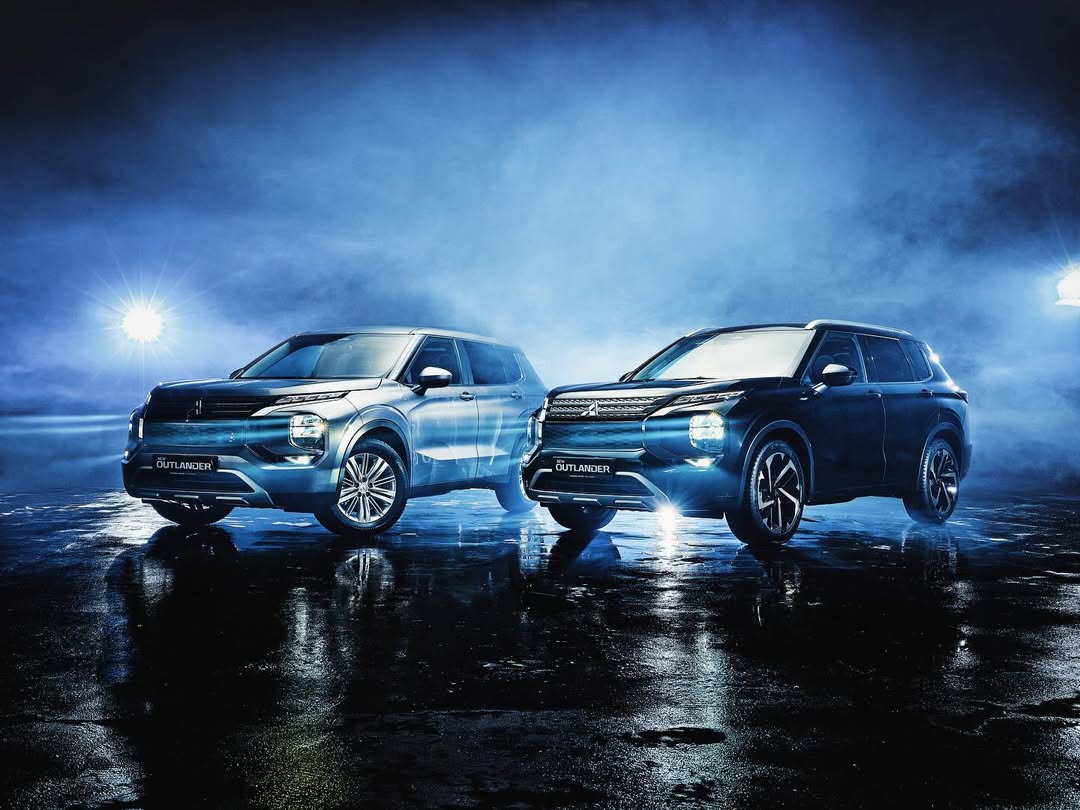 Mitsubishi Outlander — рекламна зйомка у чорному павільйоні Києва