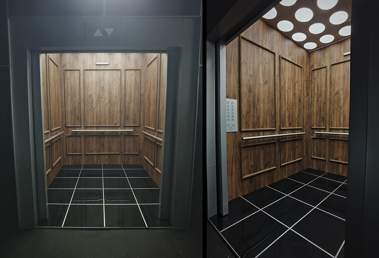 Зйомка в декораціях Ліфт оренда для зйомок студія Київ