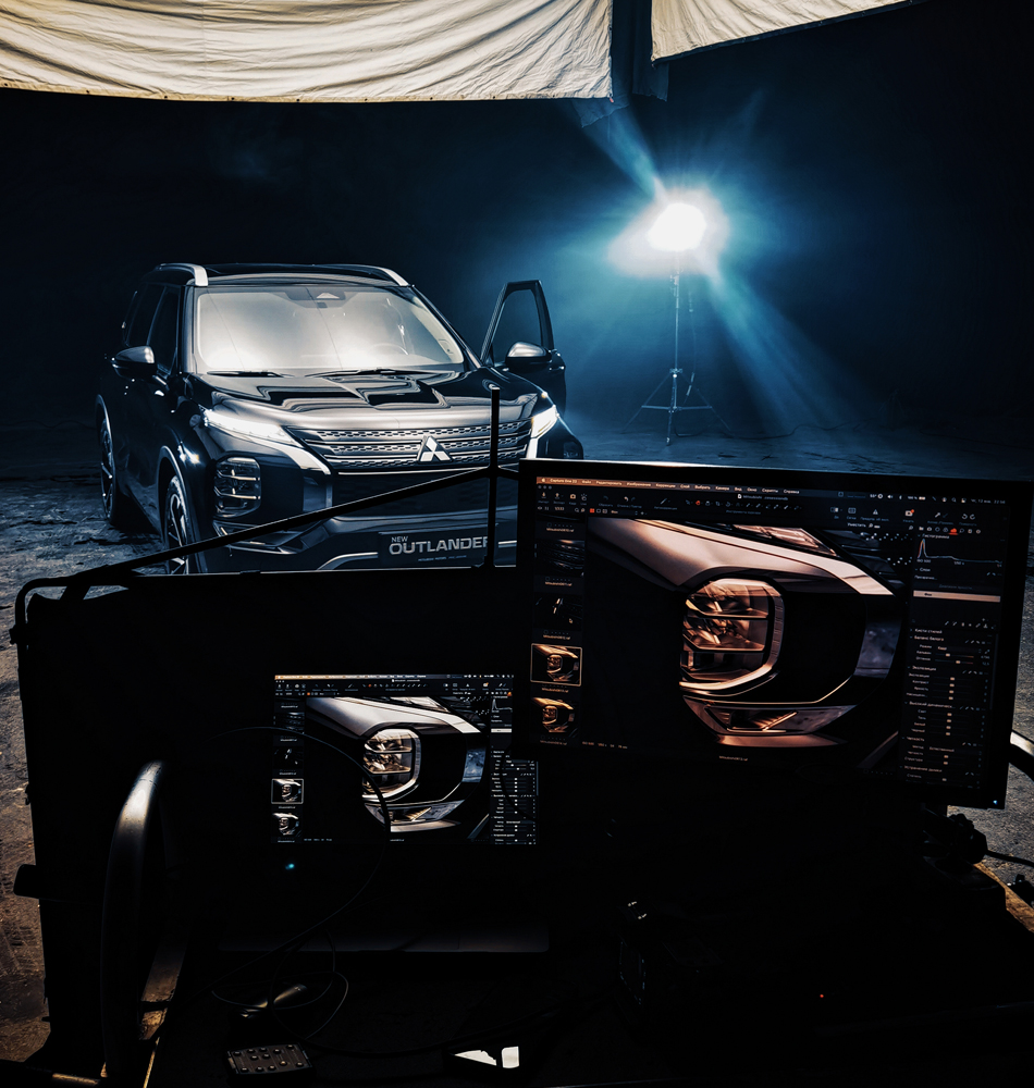 Mitsubishi Outlander PHEV 2023 | Фотостудия для авто | Фотостудия для съемки автомобилей | Автомобильная съёмка Киев | Съемочный павильон в Киеве | Фото и видео съемка автомобилей в студии Киев