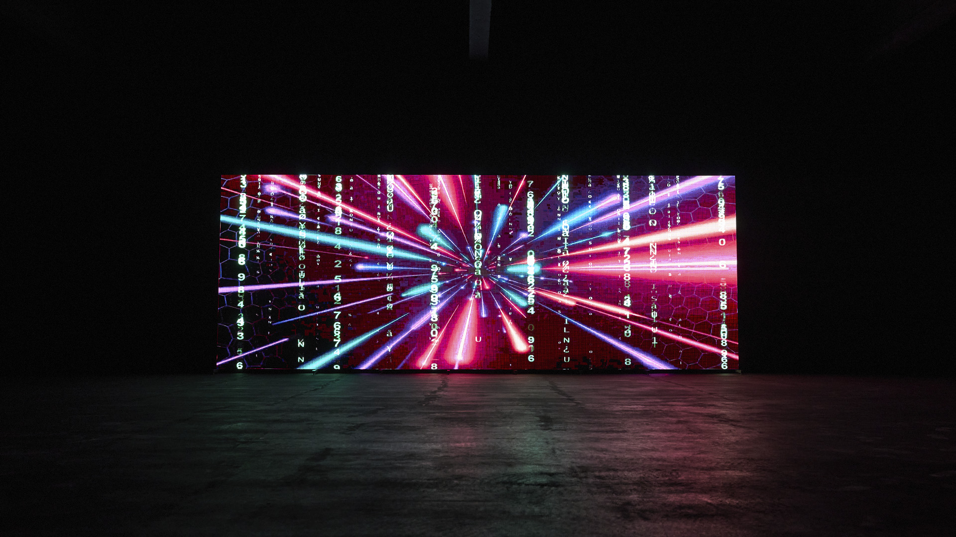 Павільйон з великим LED екраном для зйомок кліпів та реклам