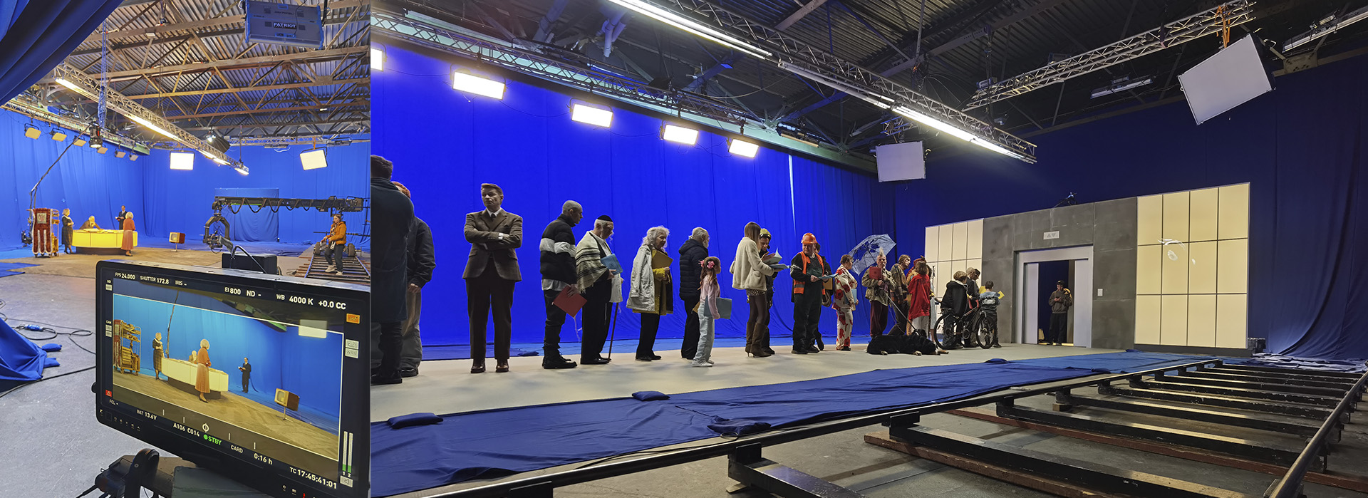 Зйомки фільму в SP Studio | Студія для зйомки кіно Київ | Студія на Blue chroma key | Де знімали Ігри Небесної Канцелярії 