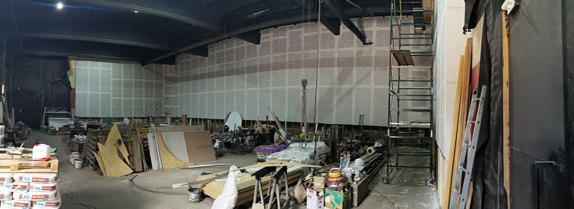 Будівництво циклорами | Створення великої білої циклорами для зйомок SP Studio