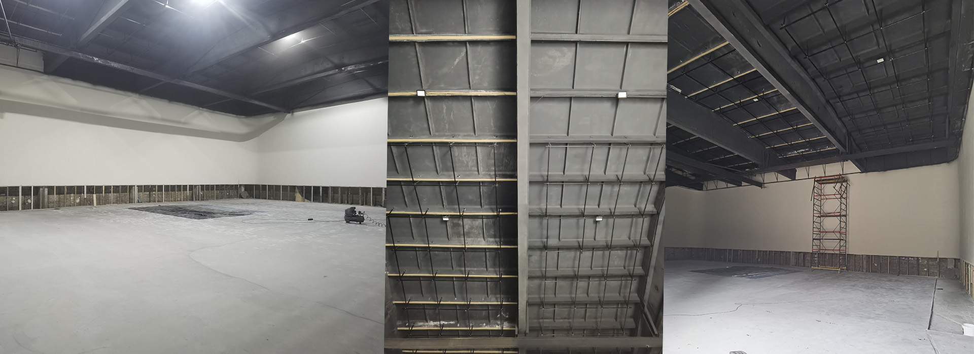 Будівництво знімального павільйону | Створення великої білої циклорами 