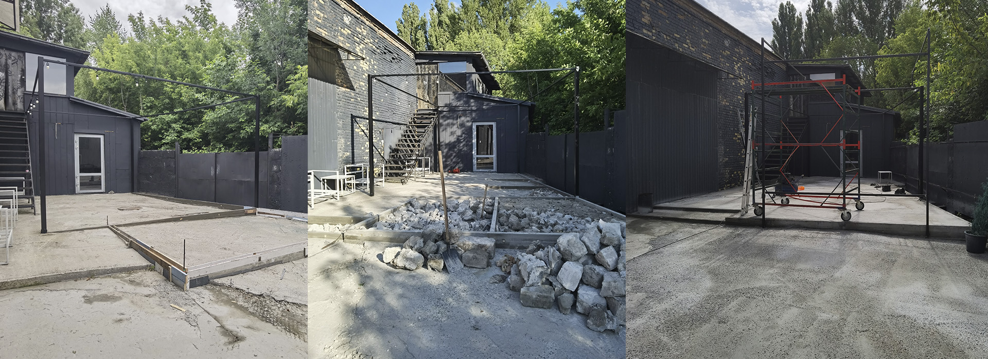 Будівництво літної тераси SP Studio