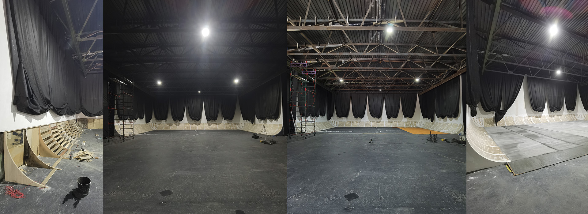 Як ми створювали першу циклораму в Movie Space | Будівництво циклорами в студії Київ