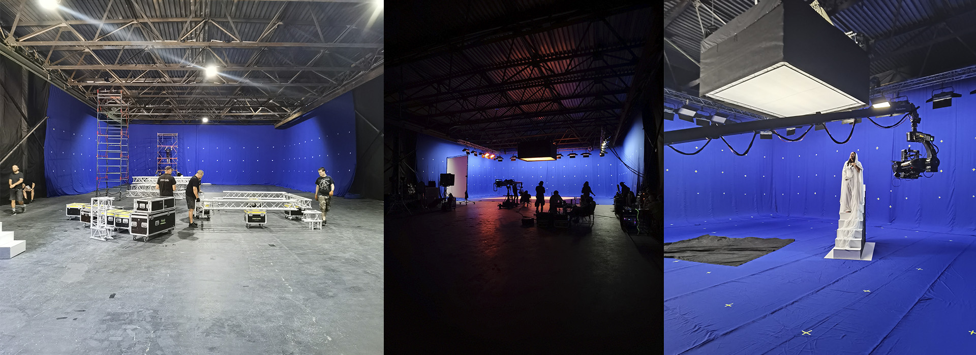 Зйомка кліпу Jamala - ARAFAT DAINDAN Blue Screen chroma key студія