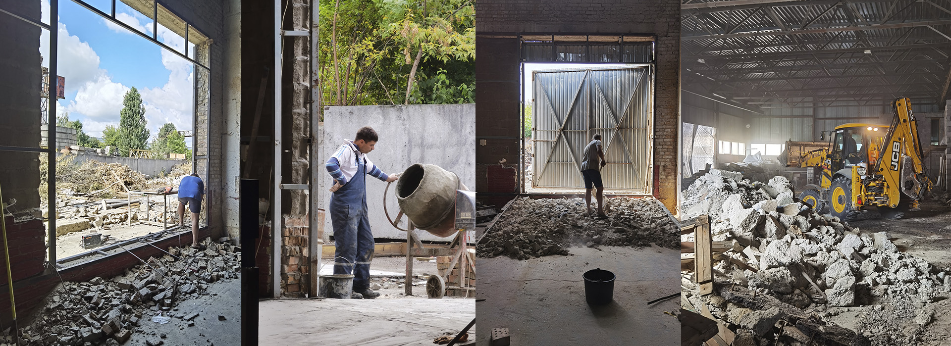 Створення в'їзних груп в знімальні павільйони SP Studio для зручності заїзду транспорту