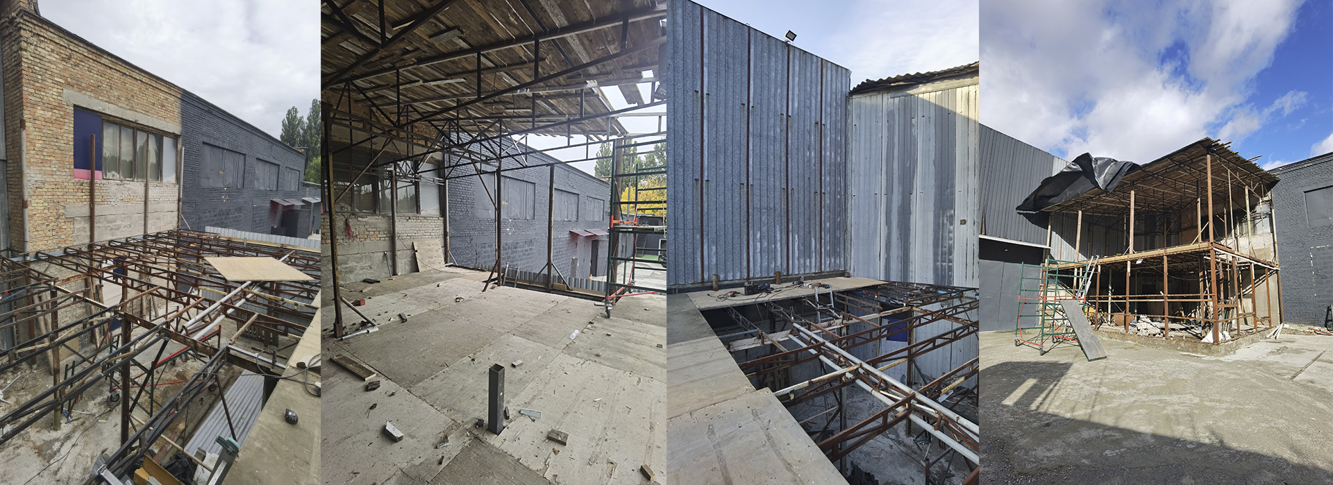 Будівництво адмін приміщення з гримерними та роздягальними кімнатами для знімального павільйону SP Studio