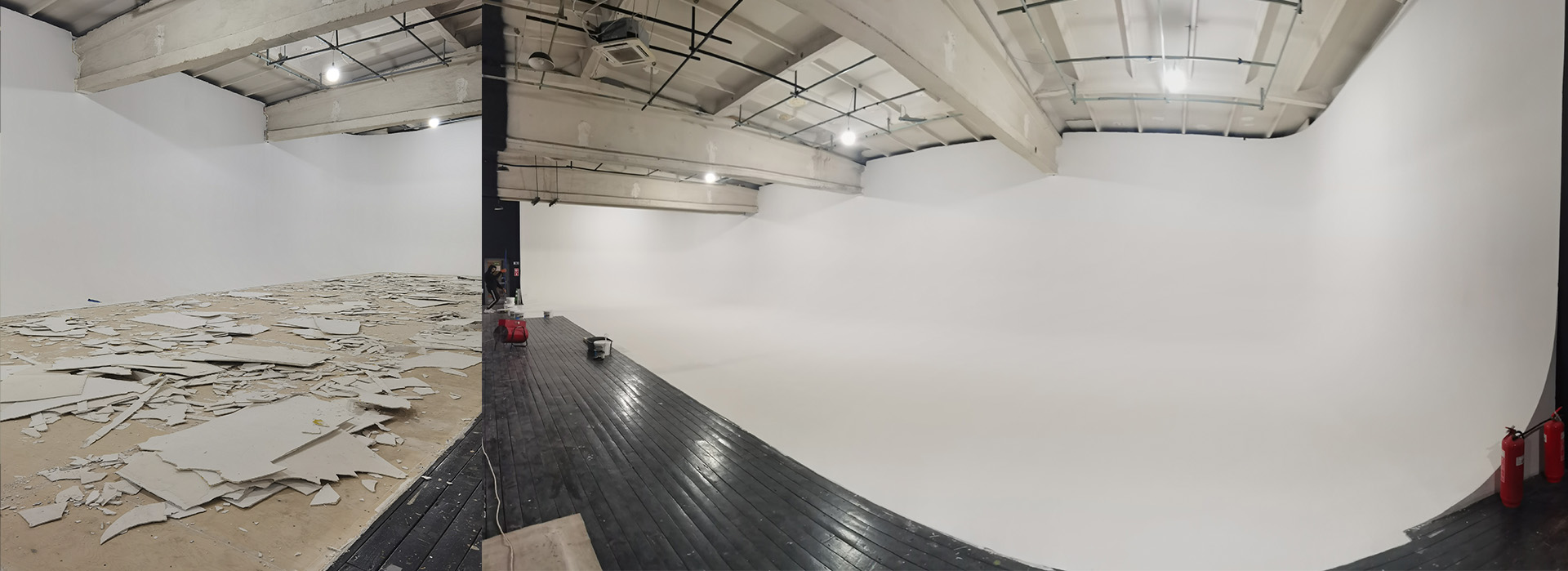 Ремонт великої білої циклорами SP1 | Оновлення підлоги та відновлення фарбового покриття