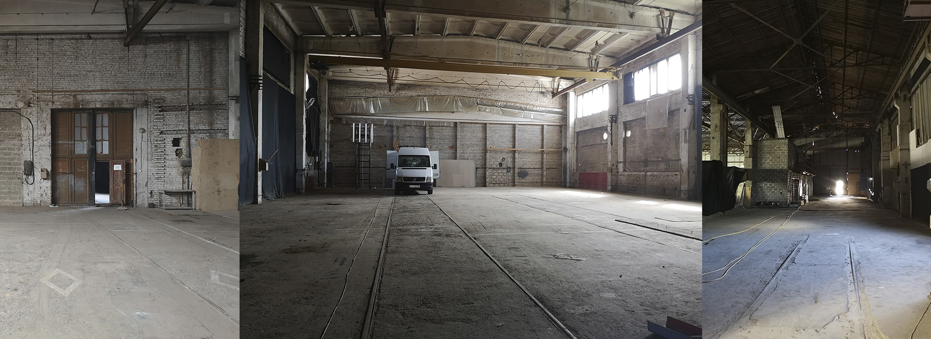 SP2 Movie Space використовується як склад будівельних матеріалів