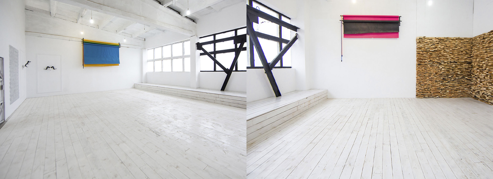 Запуск павільйону STAGE 2 White з великими вікнами та м'яким природним світлом.